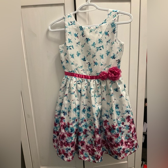 2/$15 Gymboree girls Sz 8 floral dress - Picture 1 of 3